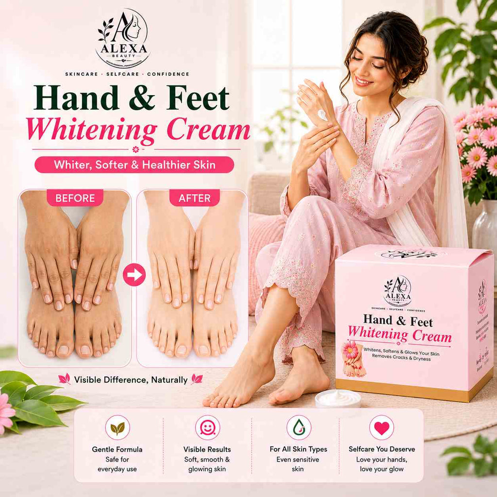 Hand & Feet Brightening Cream – Whitens, Softens & Repairs Cracked Dry Skin